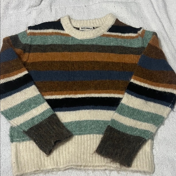 Zara Kids Striped Sweater - Multicolor - Picture 1 of 5